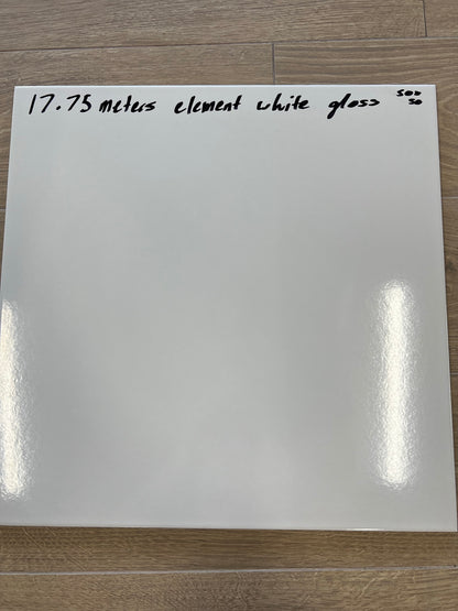 ELEMENT WHITE GLOSS 500X500 - ONLY 17.75 METERS LEFT